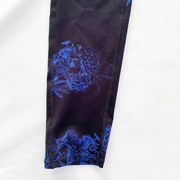 5/$25 Ryu black blue full length workout running yoga pilates leggings - Picture 2 of 8